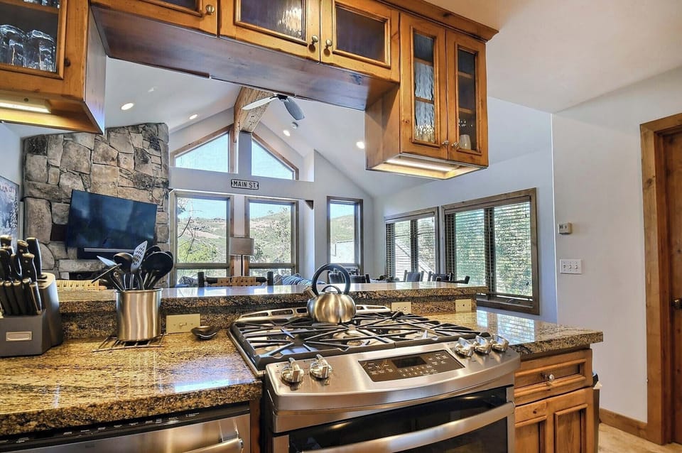 Kitchen with Refrig, Filtered Water, Range, Microwave, Dishwasher, Coffee Maker