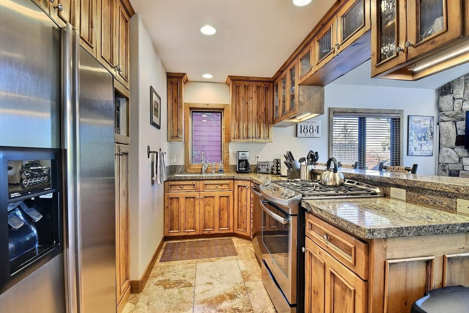 Kitchen with Refrig, Filtered Water, Range, Microwave, Dishwasher, Coffee Maker