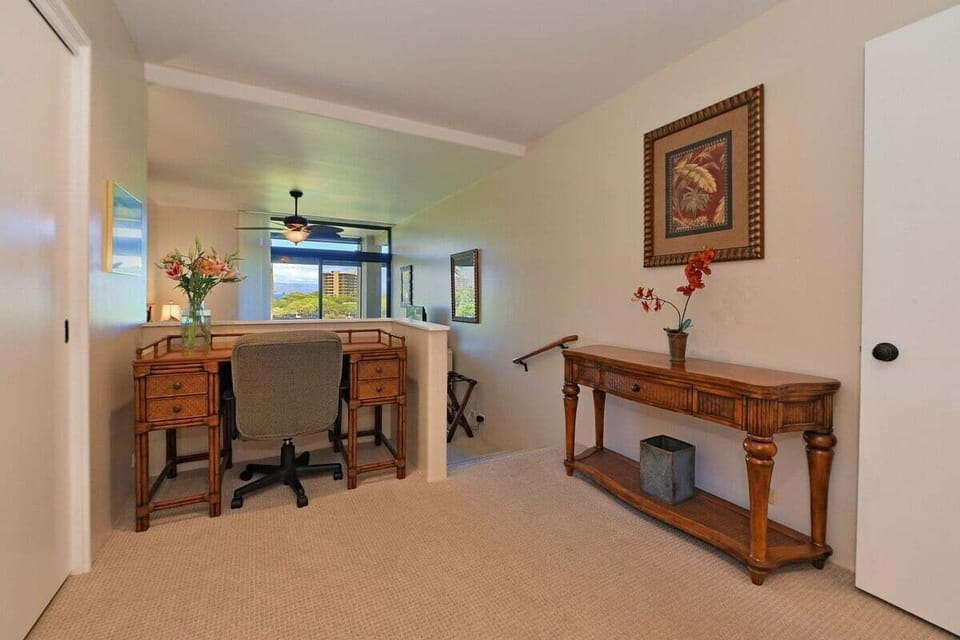 Dedicated work corner ideal for working remotely