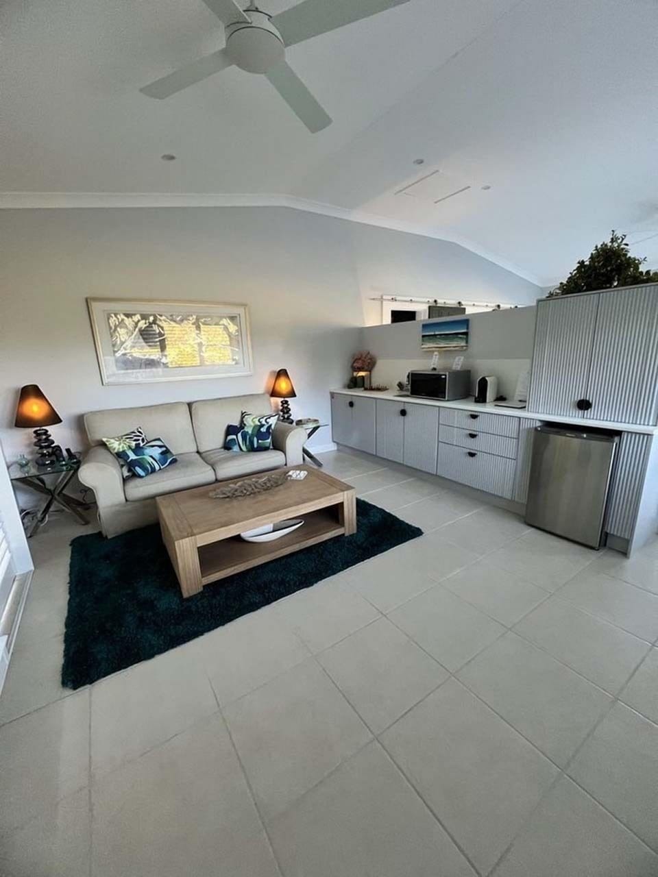 x Luxury Suite, 1 Bedroom, Garden View, Garden Area | Living area | 55-cm flat-screen TV with satellite channels, TV, DVD player