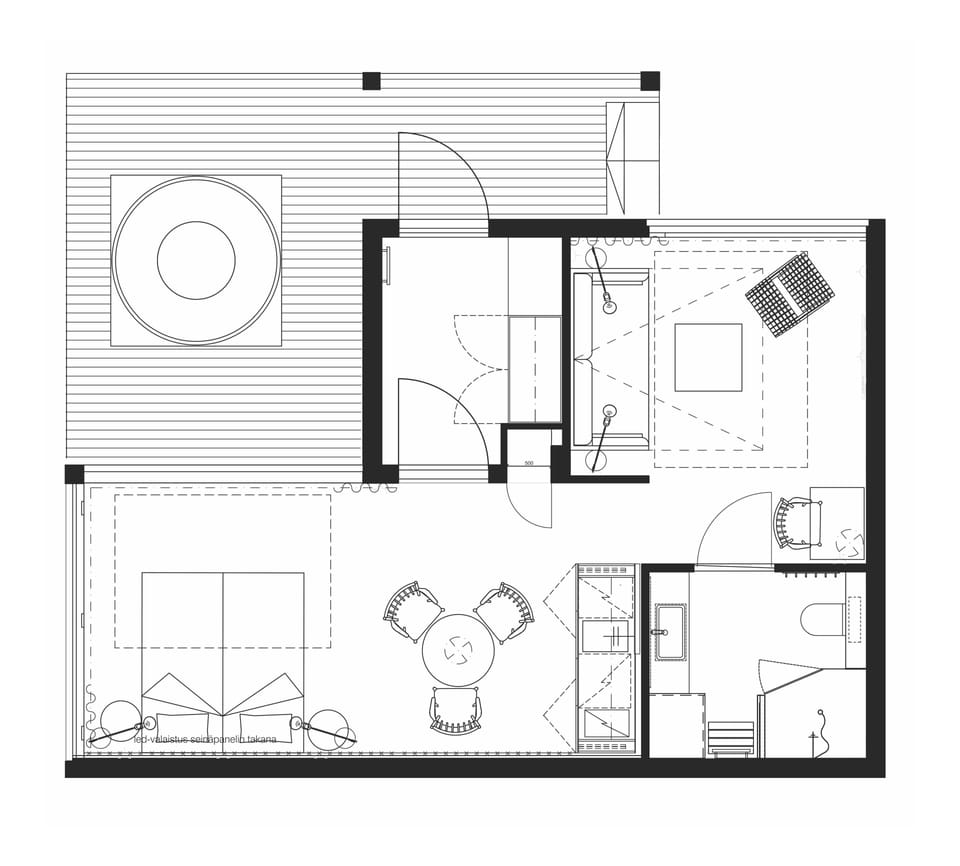 Sky View Cabin Deluxe Plus | Premium bedding, minibar, soundproofing, cribs (free)