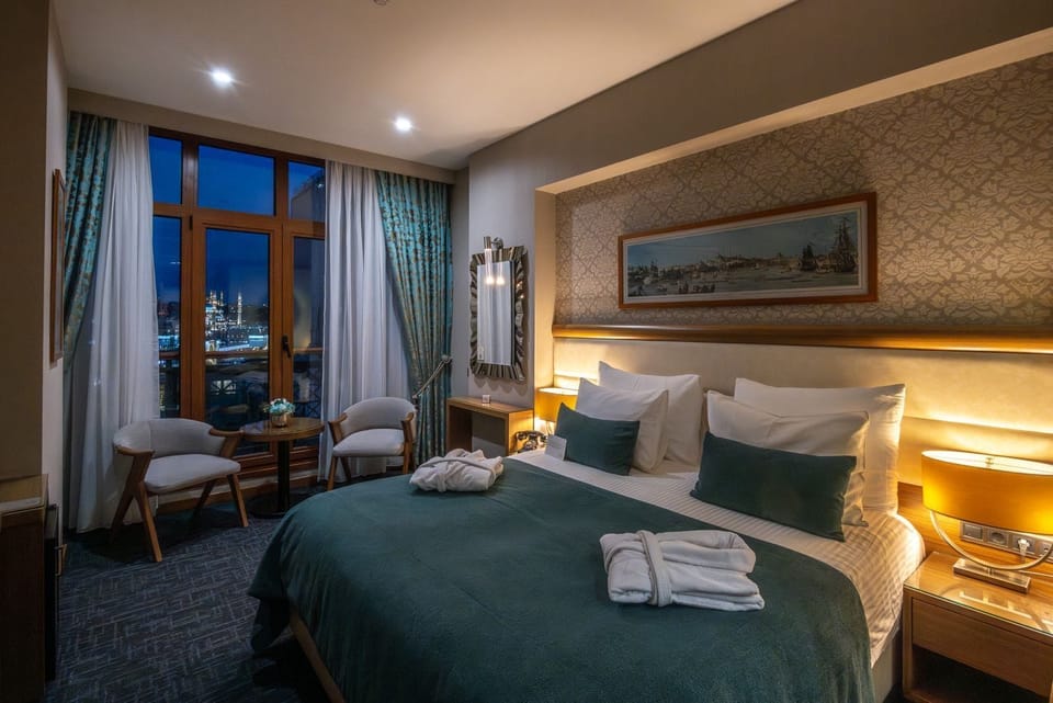 Premium bedding, minibar, in-room safe, desk