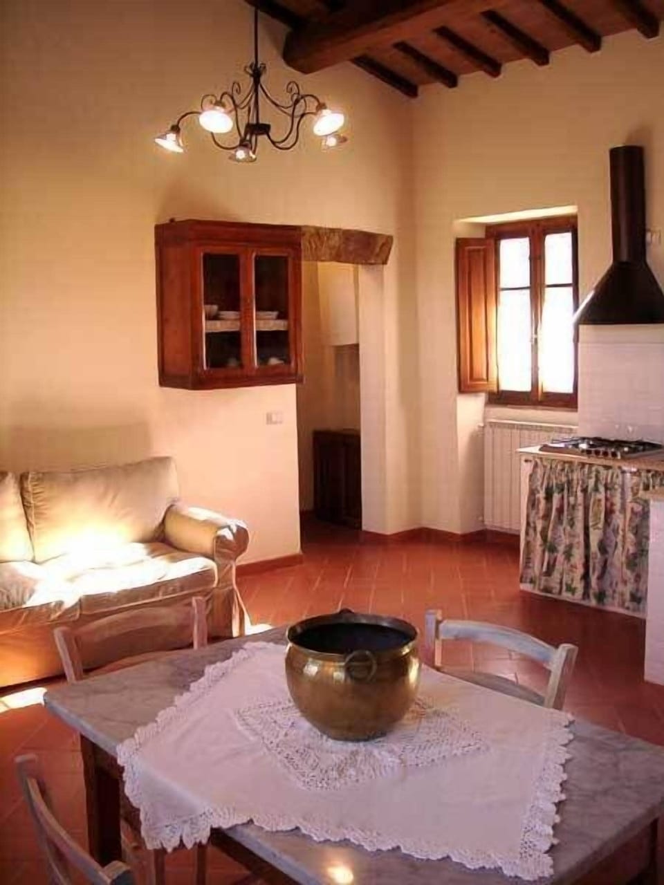 Comfort Apartment, 1 Bedroom (La Frateria) | Living area | 32-inch flat-screen TV with cable channels, TV