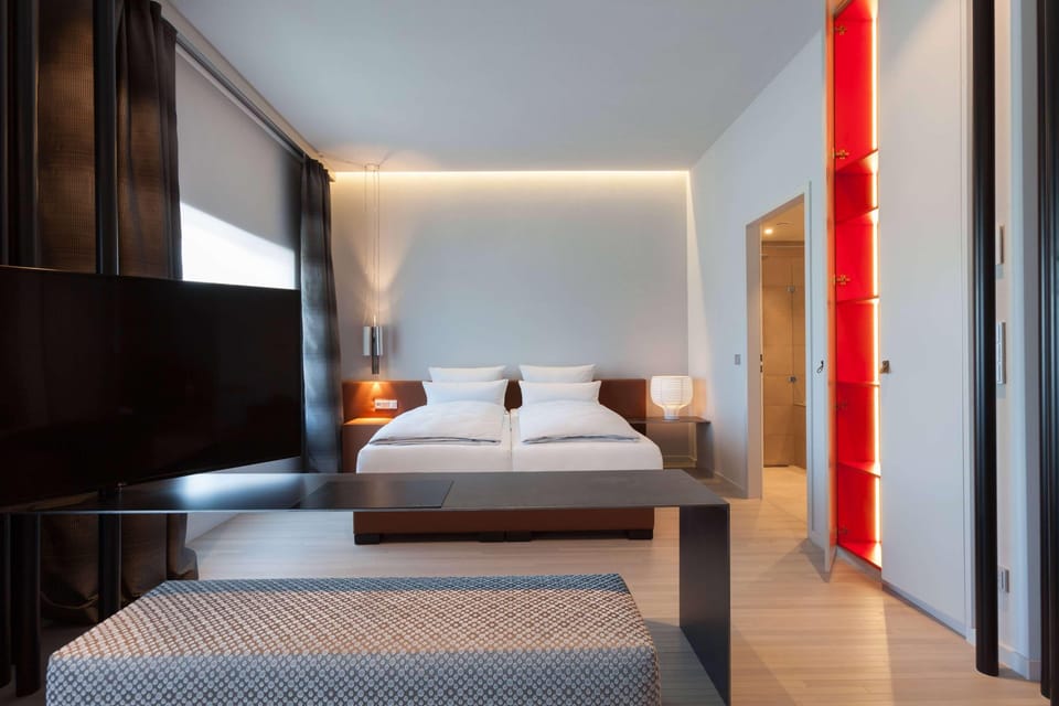 Signature Studio | In-room safe, desk, laptop workspace, soundproofing