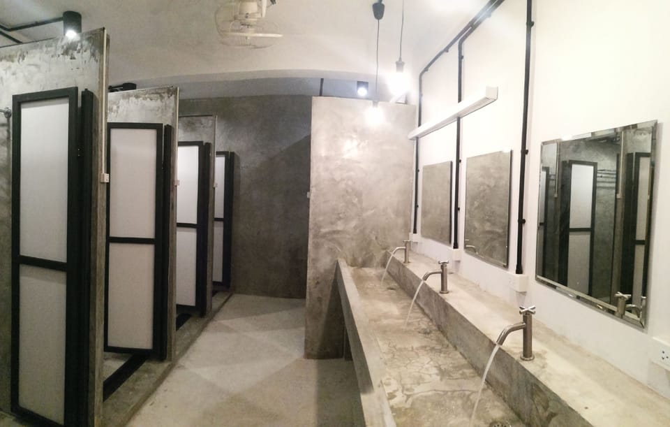 Free toiletries, hair dryer, towels