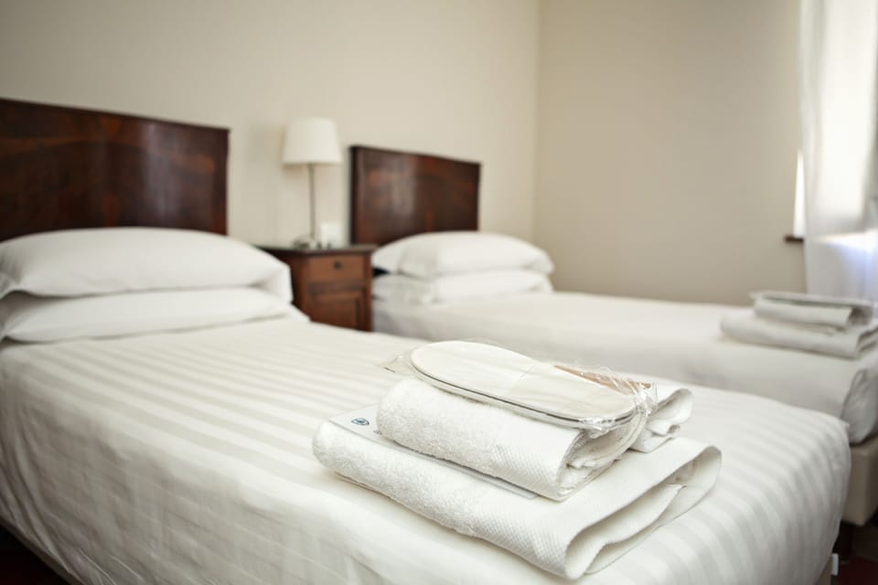 Double or Twin Room | Frette Italian sheets, premium bedding, down comforters, desk