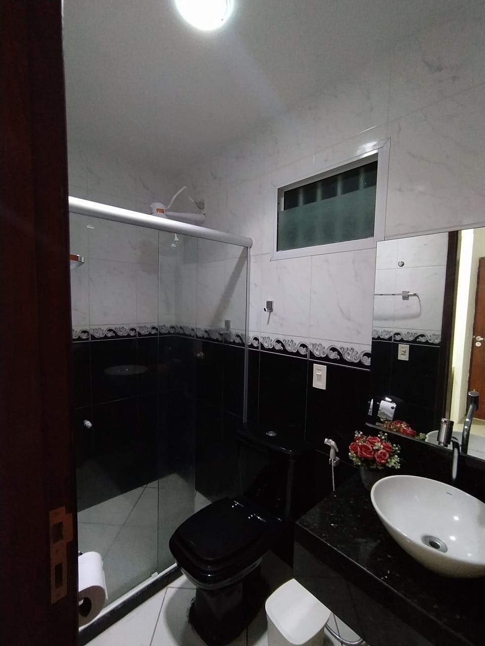 Standard Double Room | Bathroom | Shower, towels, soap, toilet paper