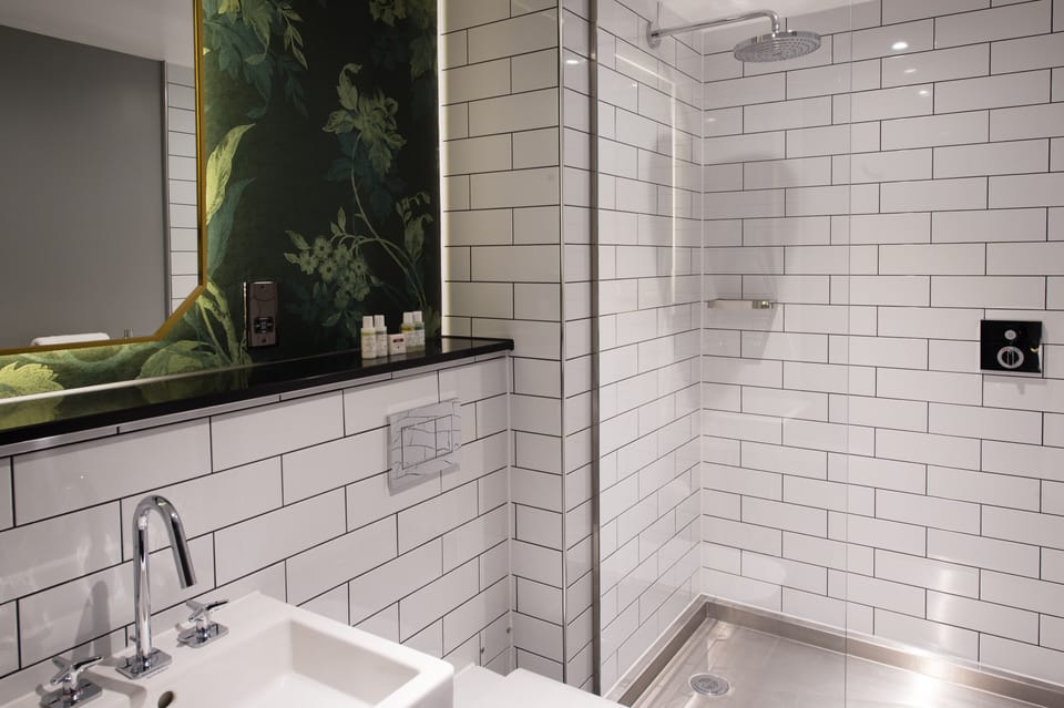 Free toiletries, hair dryer, towels, soap