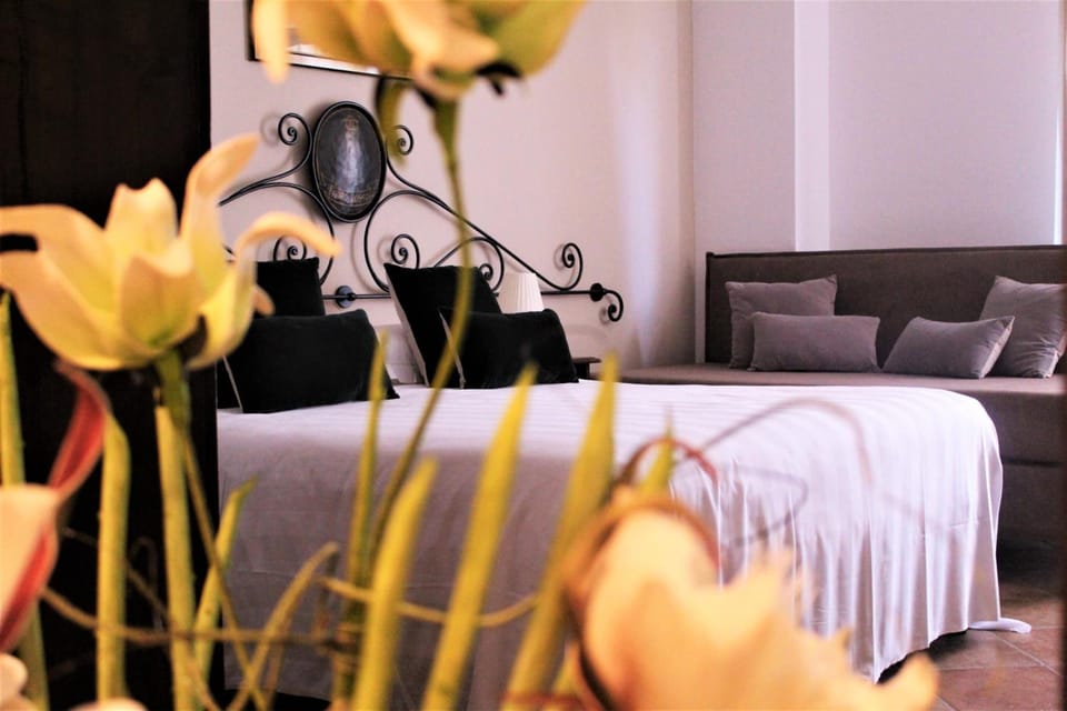 Premium bedding, desk, laptop workspace, soundproofing