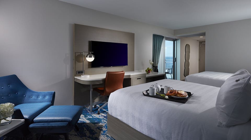 Room, 2 Queen Beds, Balcony, City View | Balcony