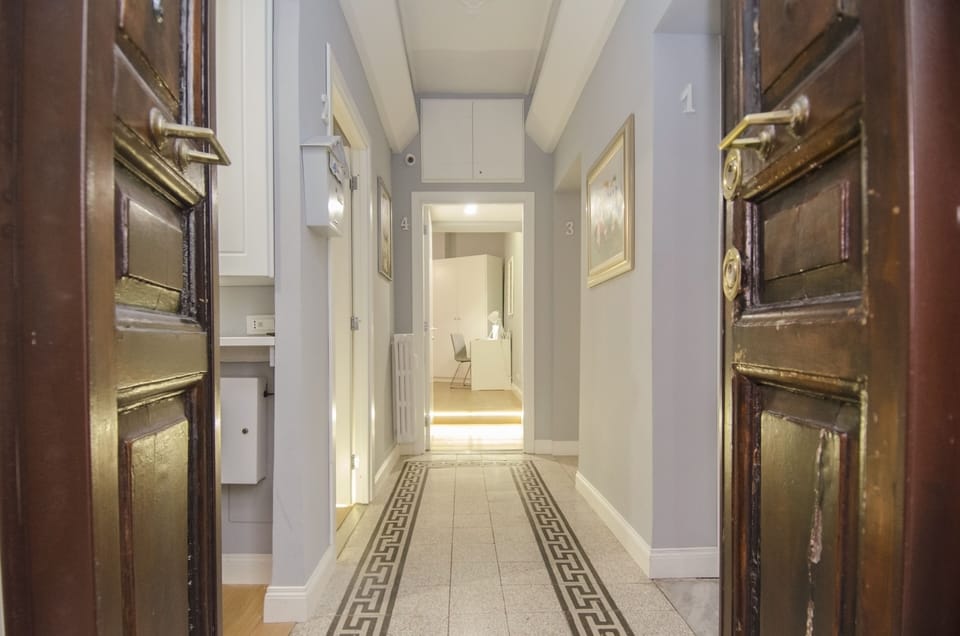 Interior entrance