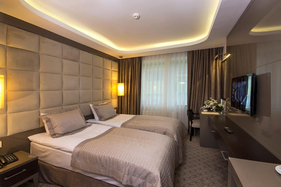 Premium bedding, minibar, in-room safe, desk