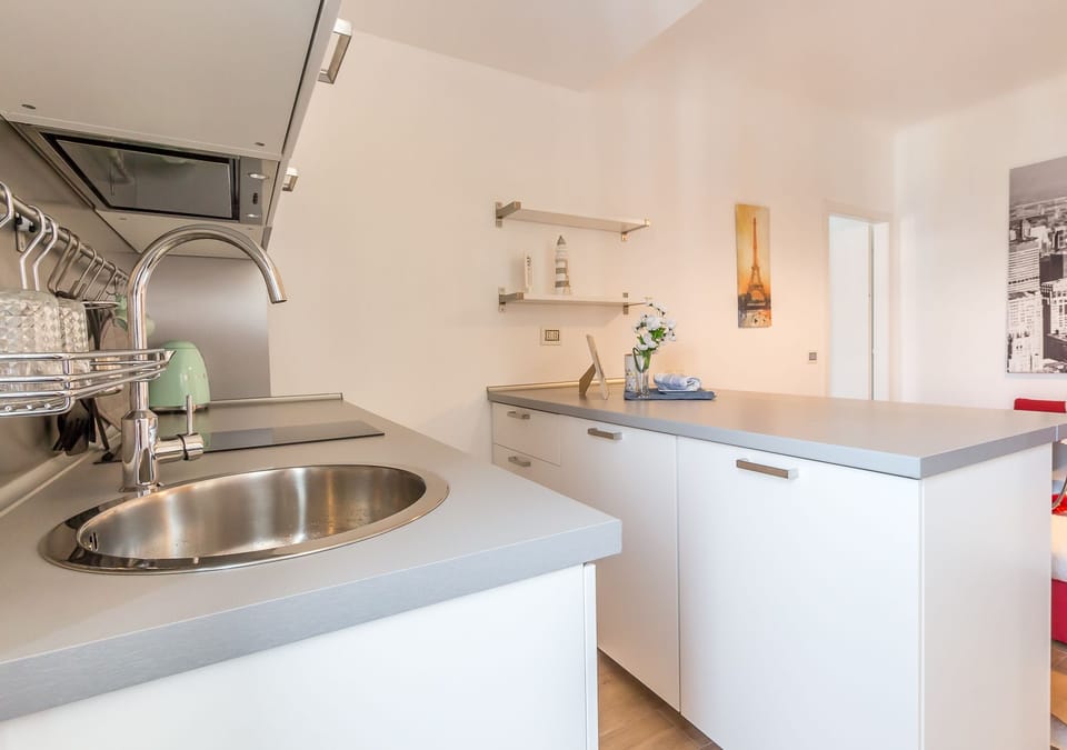 Apartment, 1 Bedroom | Private kitchenette | Full-size fridge, microwave, stovetop, dishwasher