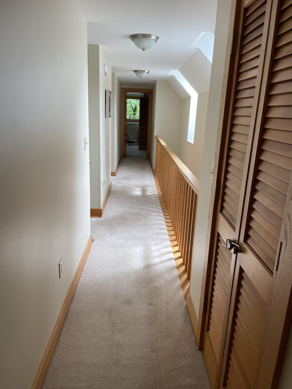 Hallway between bedrooms.