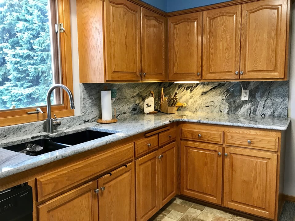Newly remodeled kitchen