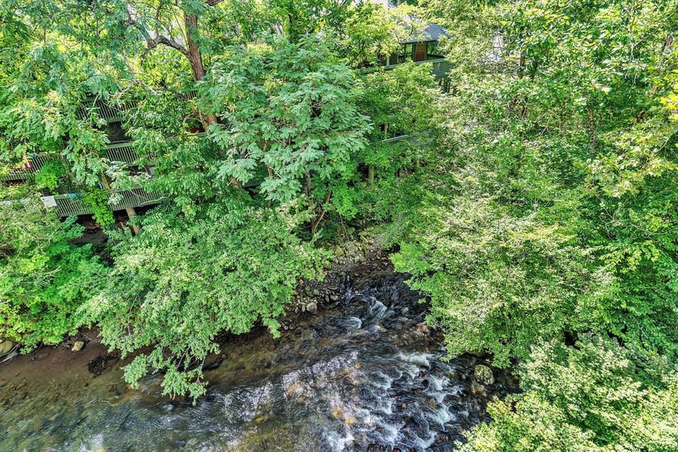 sounds of the river just below