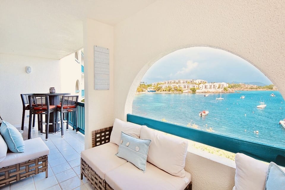 Relax, set out a cheese board, serve some drinks and watch yacht club arrivals