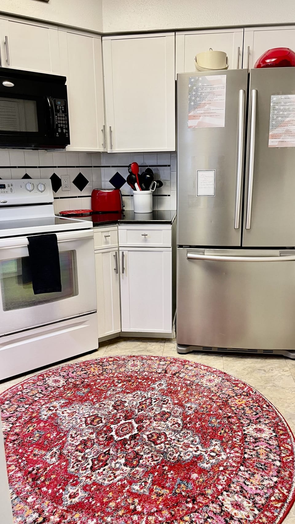 Large refrigerator with ice maker