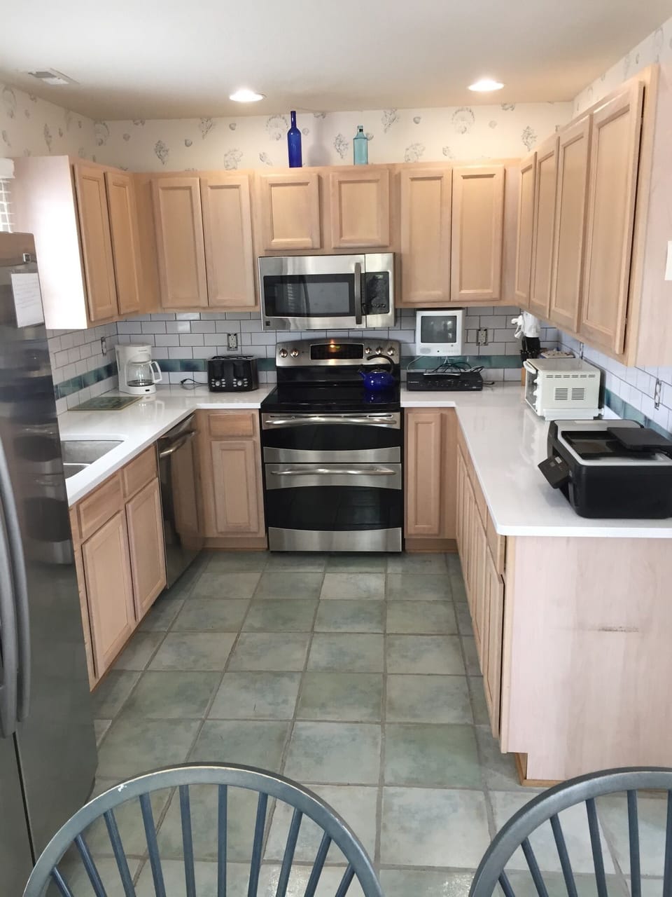 All Stn Steel Modern Kitchen on First Floor