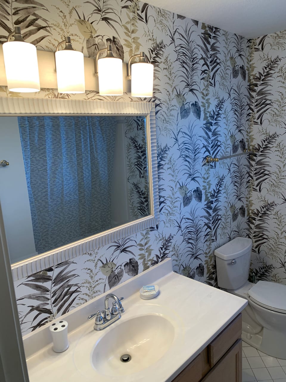 Upper Hall full Bathroom on Second Floor