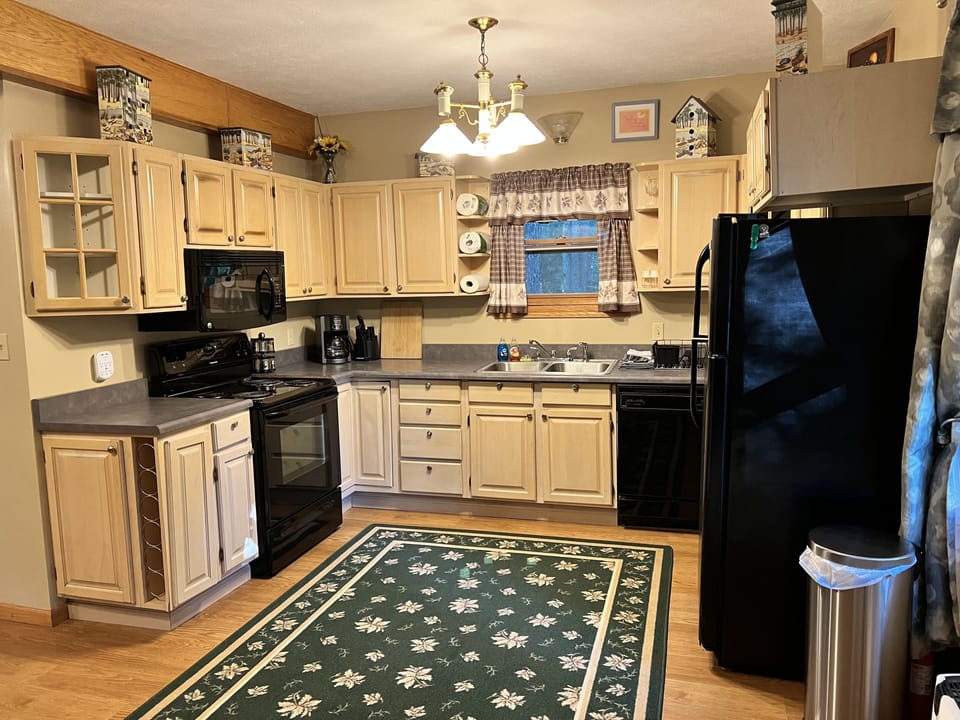 Close up of the kitchen