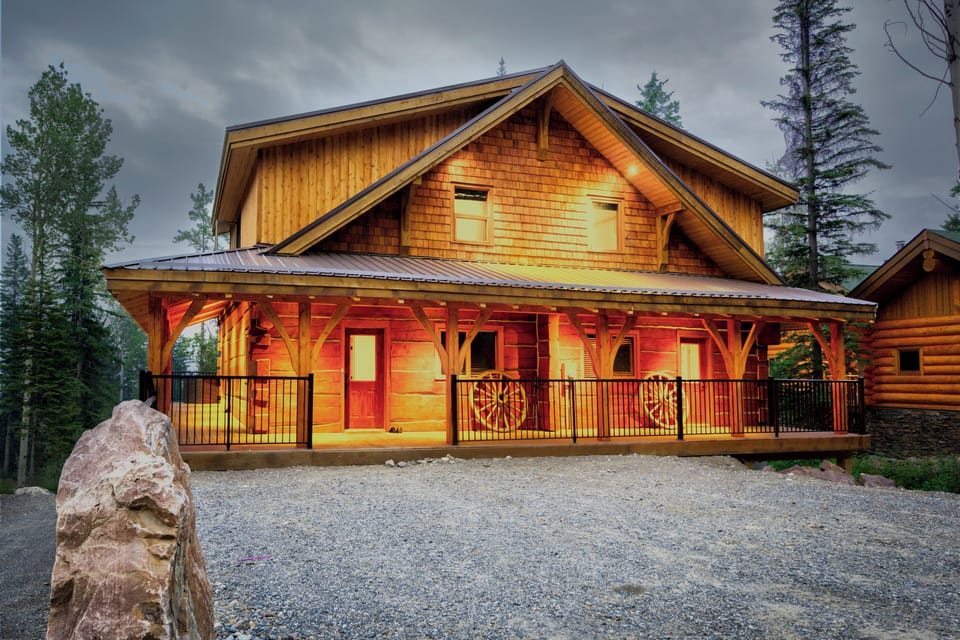 A beautiful hideaway with huge wrap around deck, 6 bedrooms and 4200 square ft.