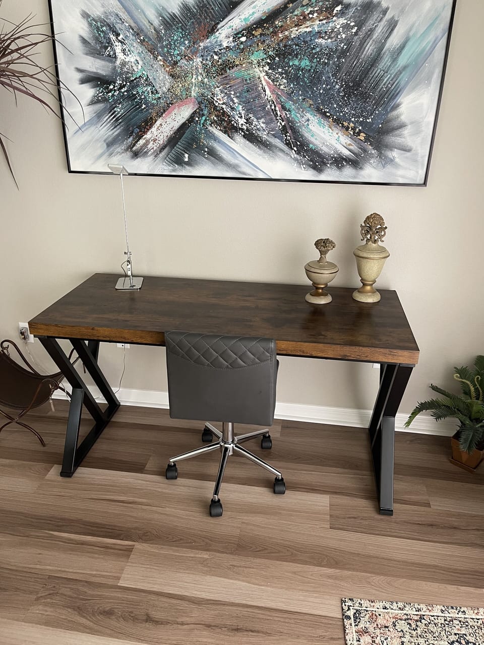 Office Desk and Chair, located in Den.