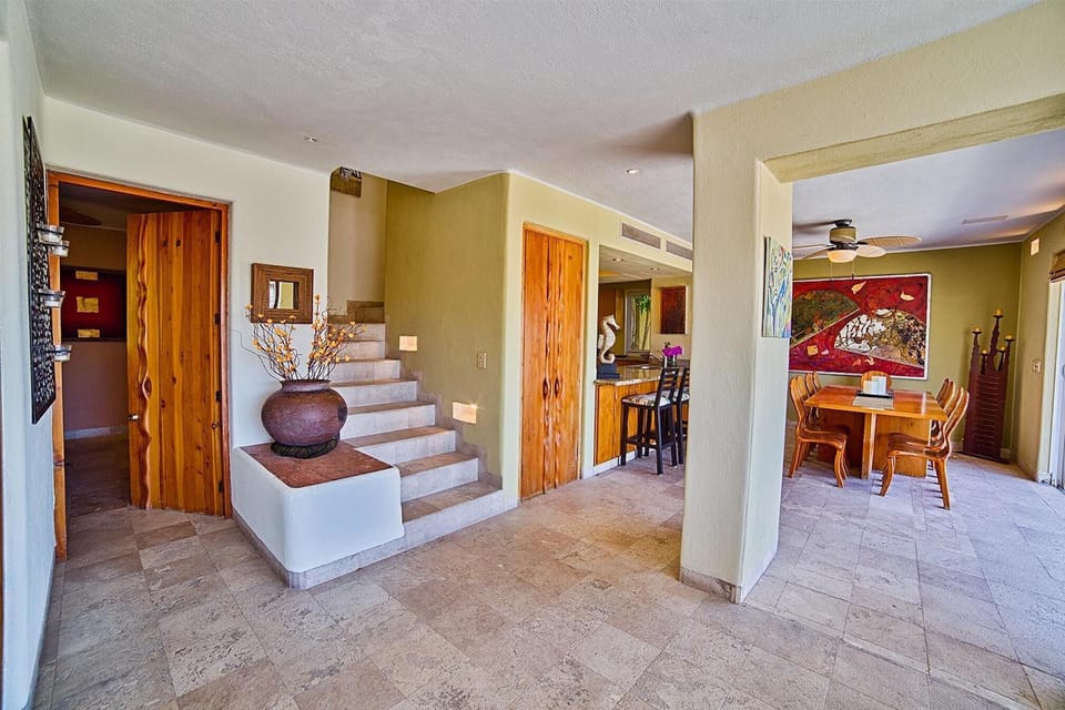 Living room opens up to dinning and kitchen.