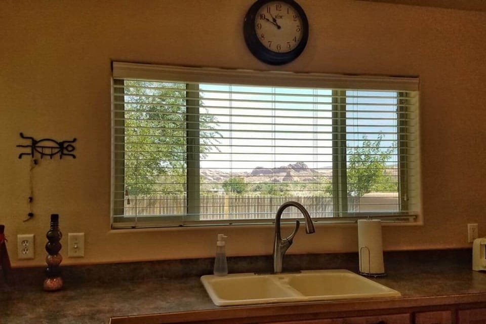 View looking towards Moab Golf from our kitchen
