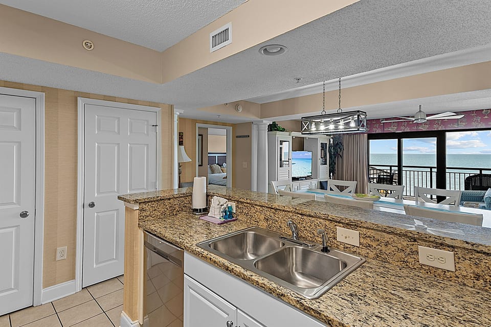 Even the kitchen sink has a view!