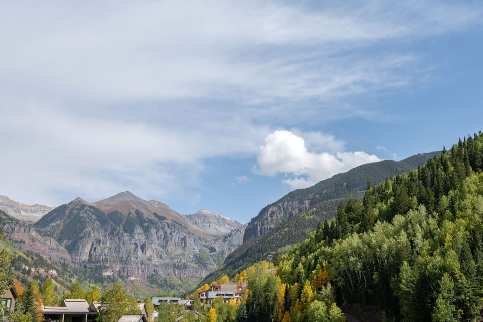 Inspirational views of Telluride's Iconic Box Canyon from Etta 114.