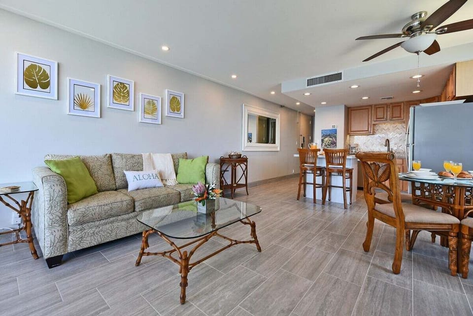 Comfortable sleeper sofa perfect for family lounging