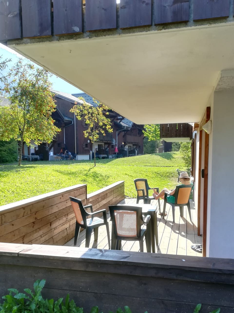 View of patio