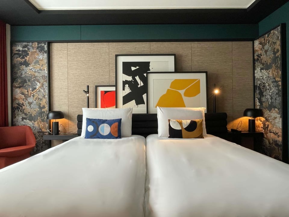 Room, 2 Twin Beds | Minibar, in-room safe, desk, blackout drapes