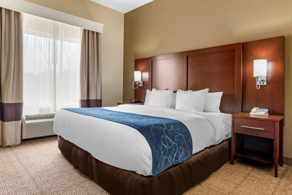 Suite, 1 King Bed with Sofa bed, Accessible, Non Smoking | In-room safe, desk, iron/ironing board, cribs (free)