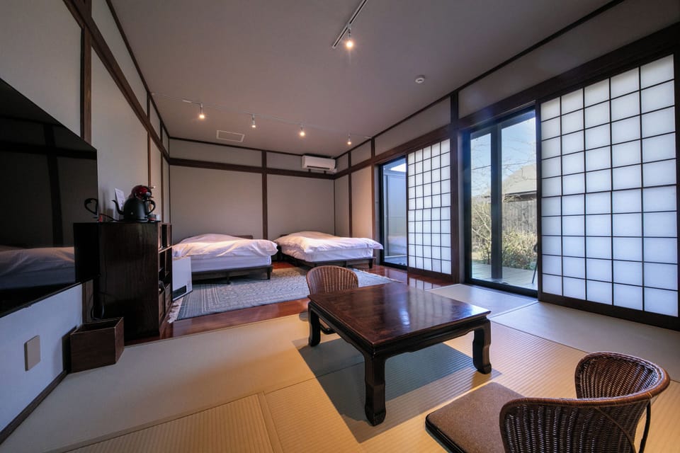 [Standard] Japanese Western Style Room With Open Air Bath, Non Smoking | In-room safe, WiFi (free)