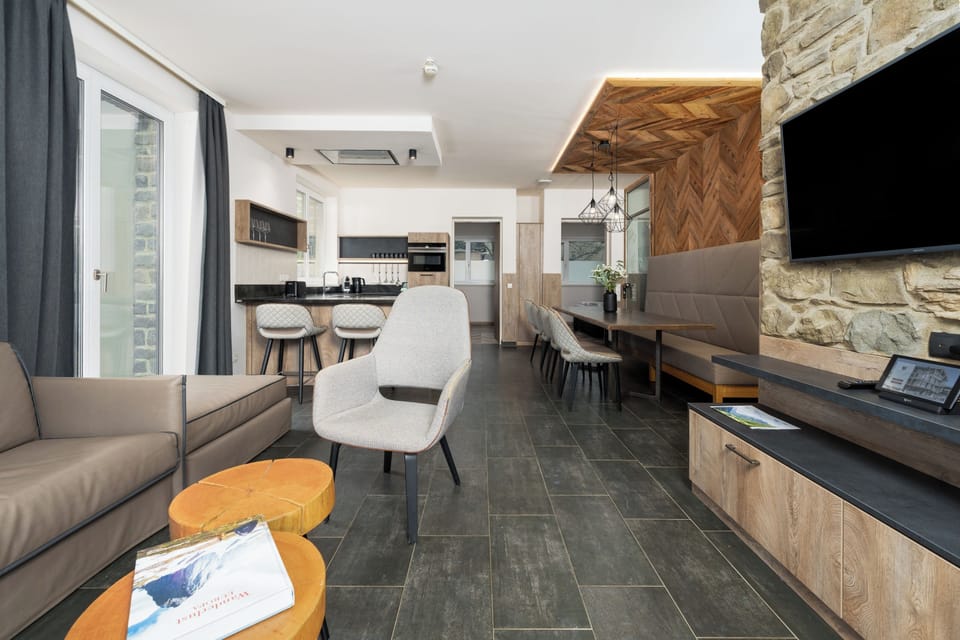 Suite, 3 Bedrooms | Living area | Flat-screen TV