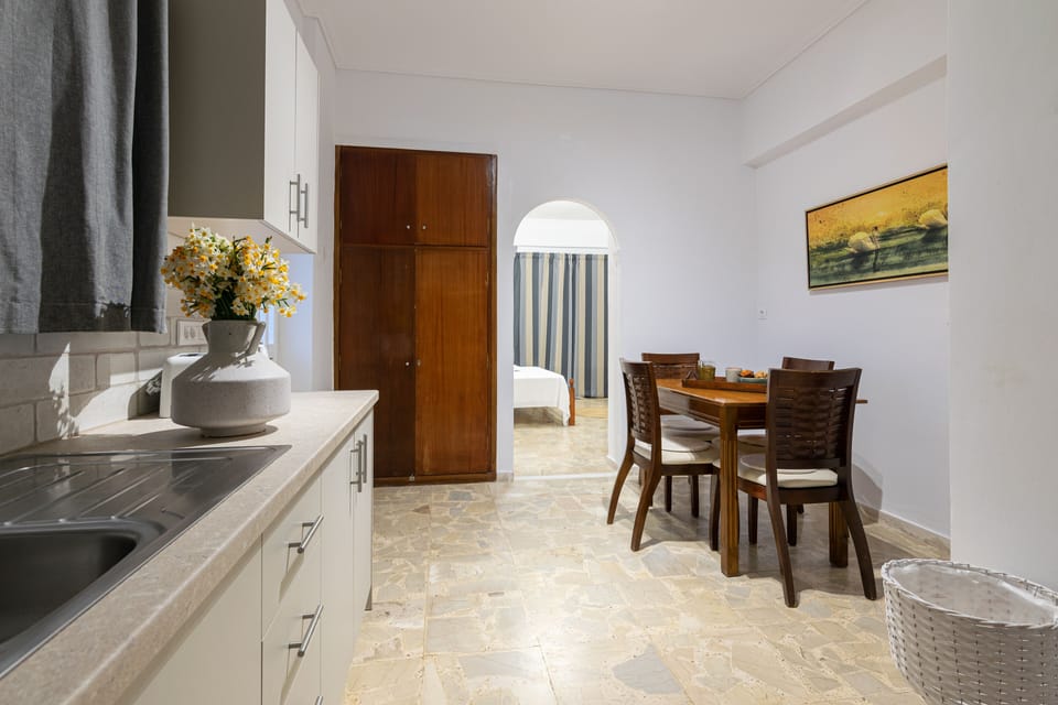 Apartment, 1 Bedroom | Private kitchen | Fridge, electric kettle