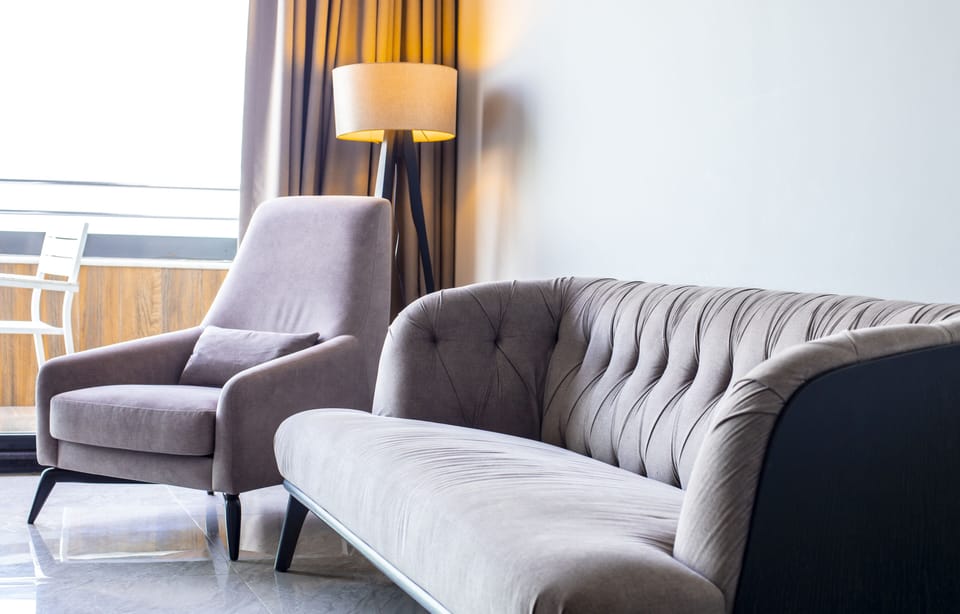 Luxury Room, 1 Bedroom | Living area | LCD TV