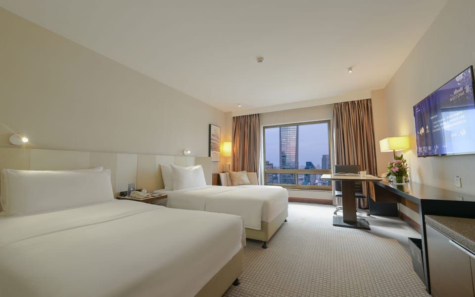 Jinling Tower Classic Deluxe Room(Twin) | View from room