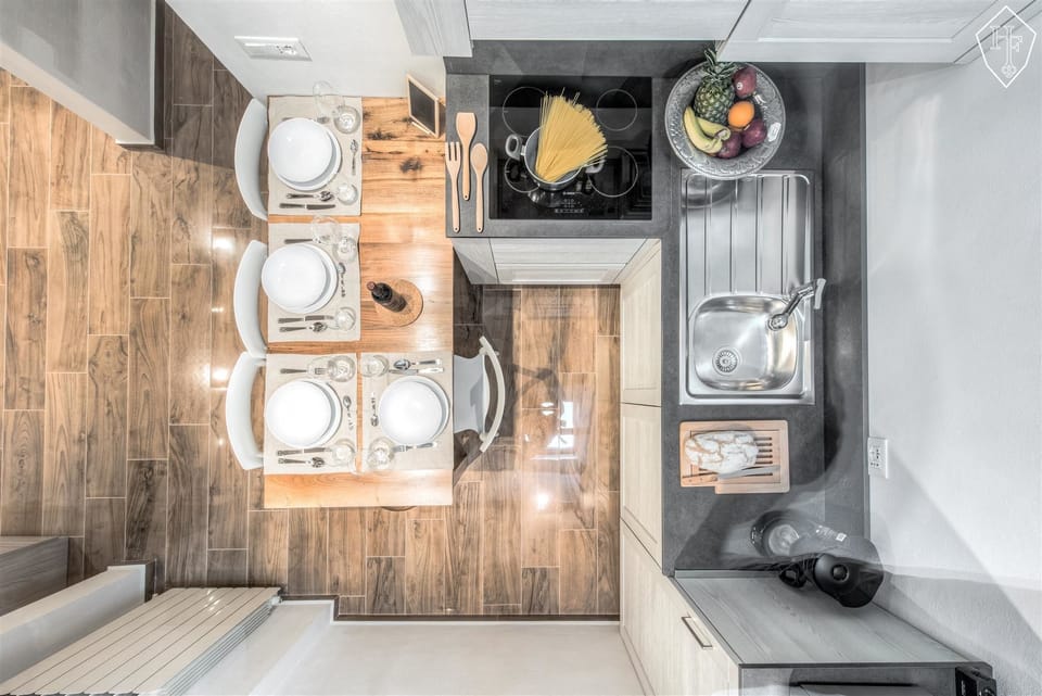Standard Apartment, 2 Bedrooms | Private kitchen | Full-size fridge, microwave, stovetop, coffee/tea maker