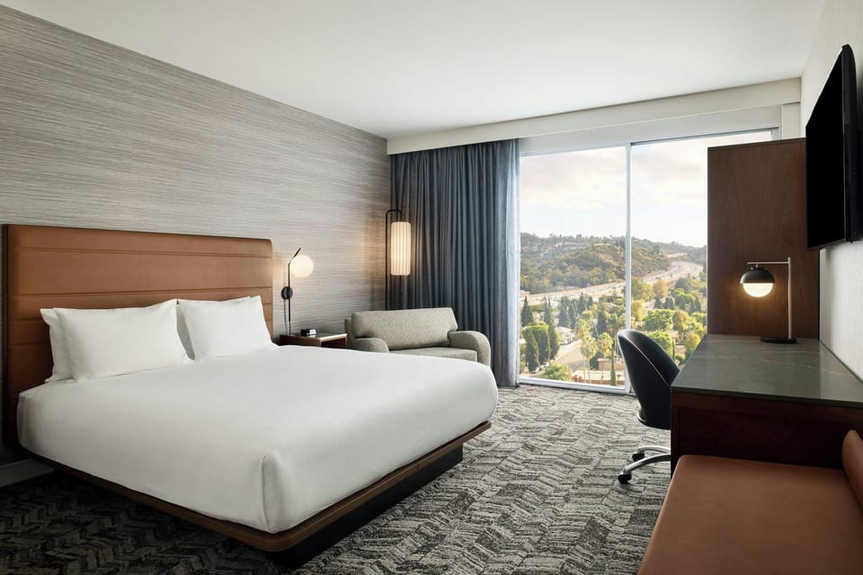 Premium bedding, pillowtop beds, in-room safe, desk