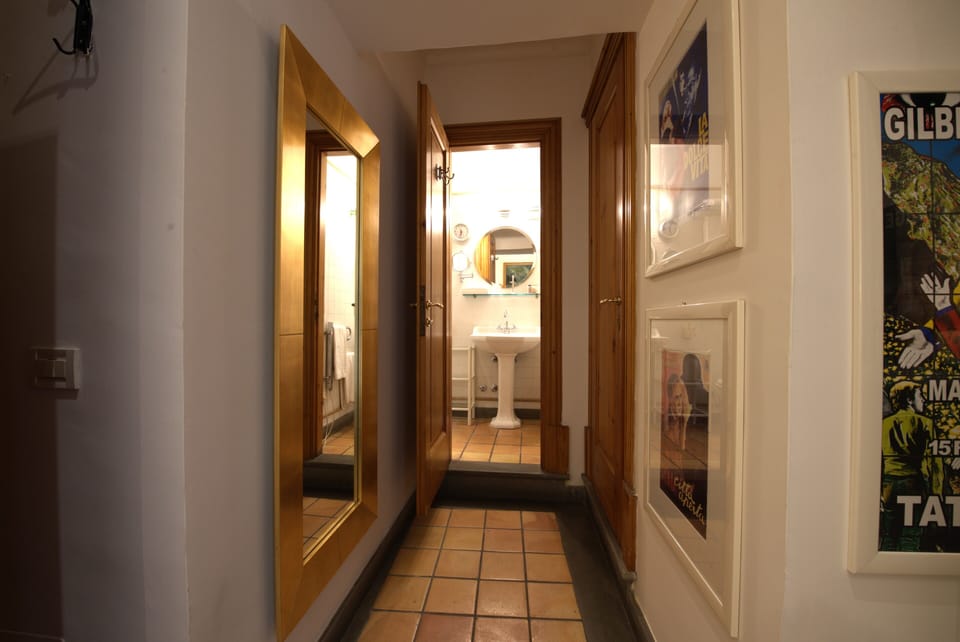 Small Double Room Street View | Bathroom | Shower, free toiletries, hair dryer, towels