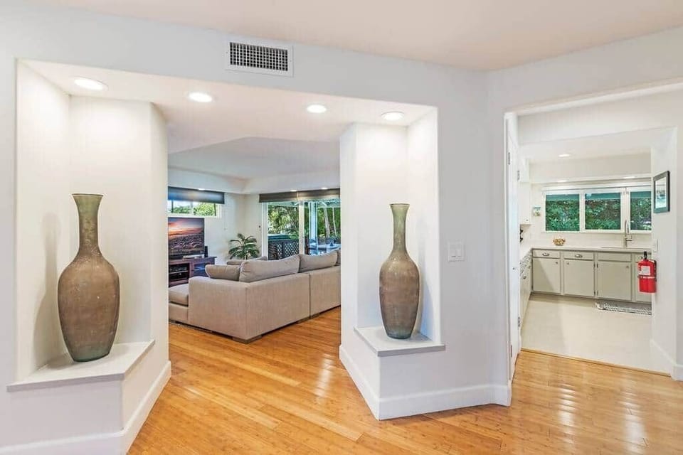 View into living room
