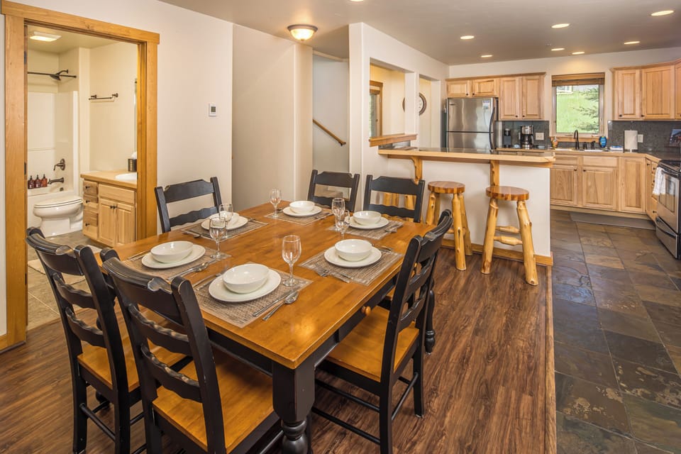 Play some board games at the dining table | Main Level