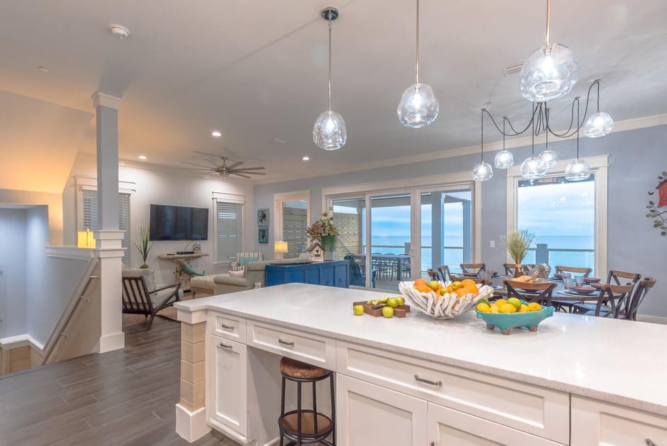 2nd Floor Main Living Area, Dining Room and Kitchen