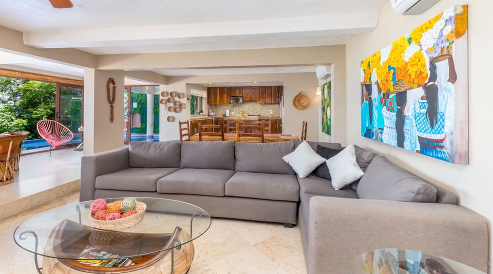 Family House, 4 Bedrooms | Living area | Flat-screen TV
