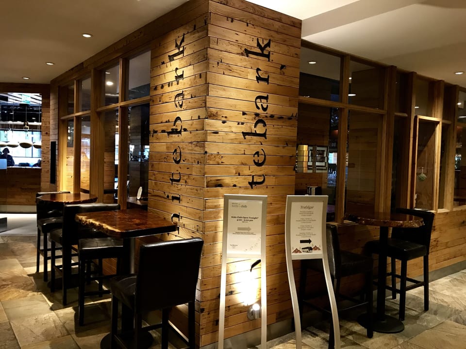 Whitbark restaurant in the lobby