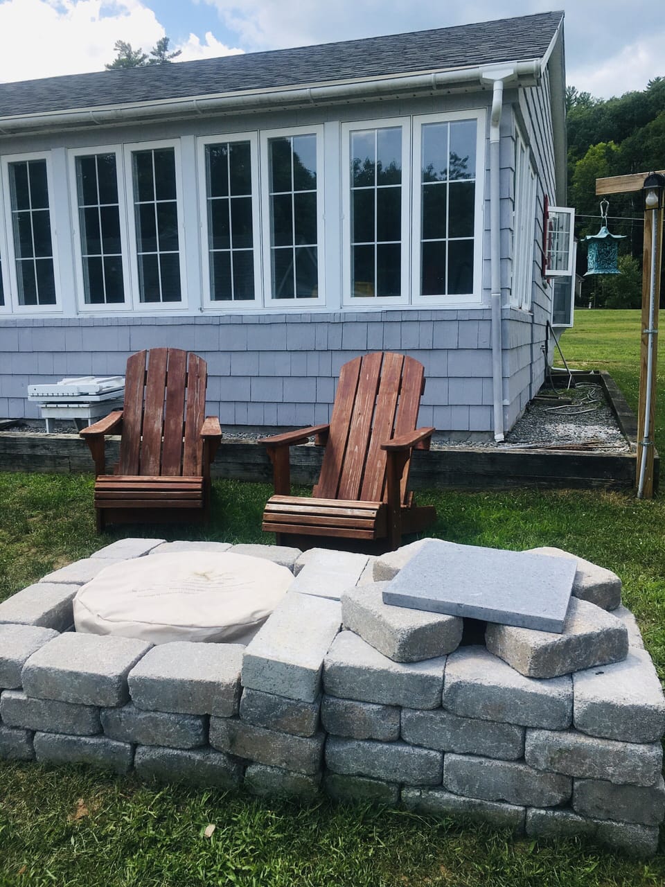 Propane fire pit