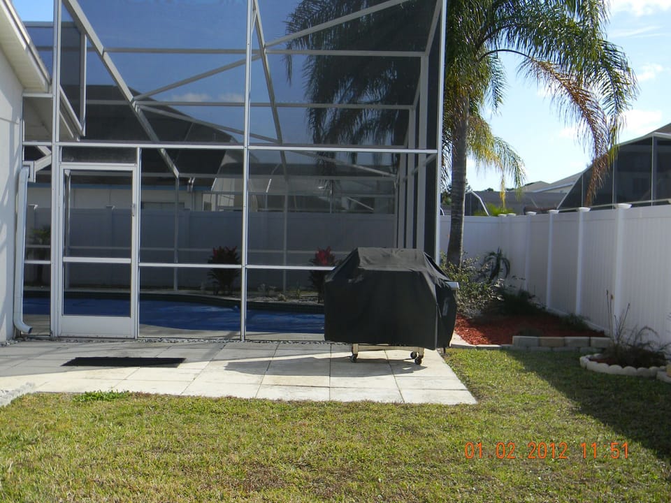 Back yard patio